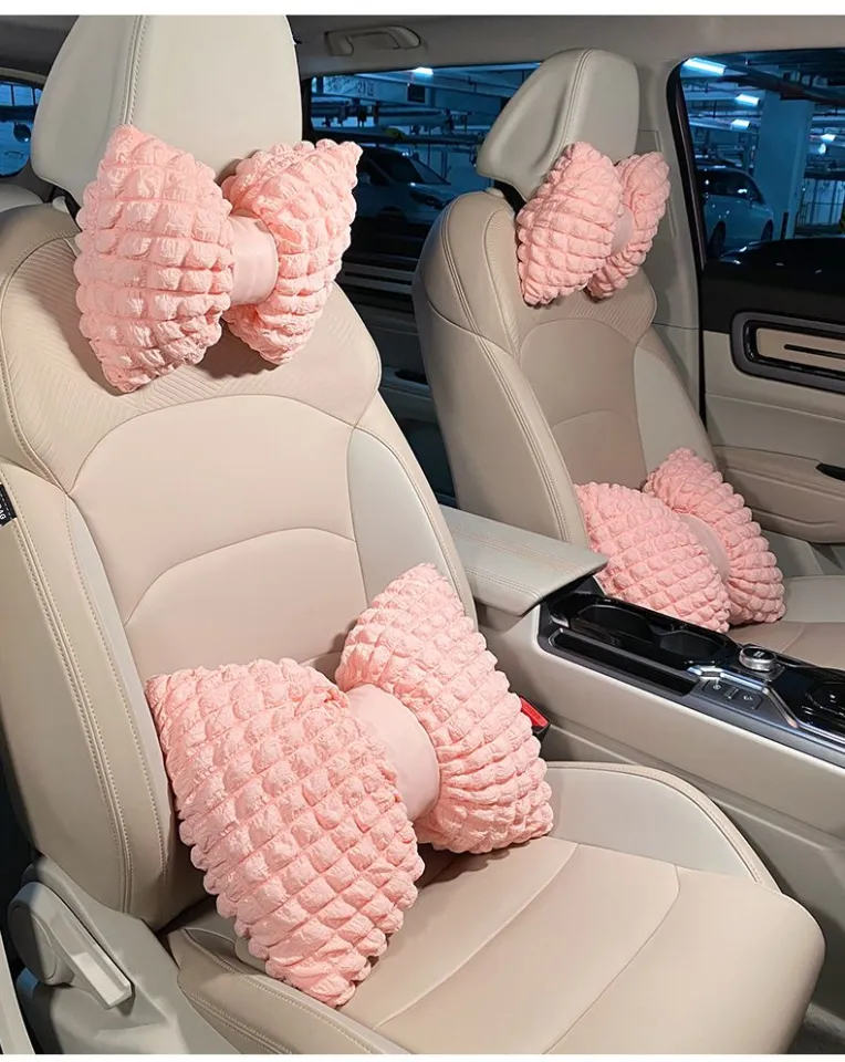 1pcs Cute Car Lumbar Support - Creative And Adorable Seat Cushion