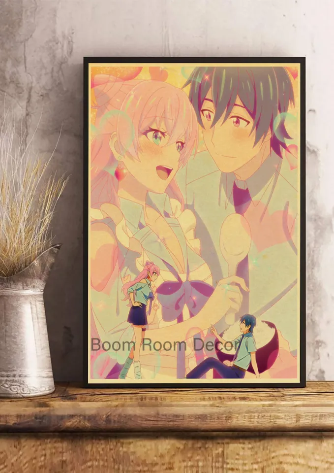 Trendy Anime Future Diaries Posters Mirai Nikki Poster Retro Kraft Paper  Vintage Room Home Bar Cafe