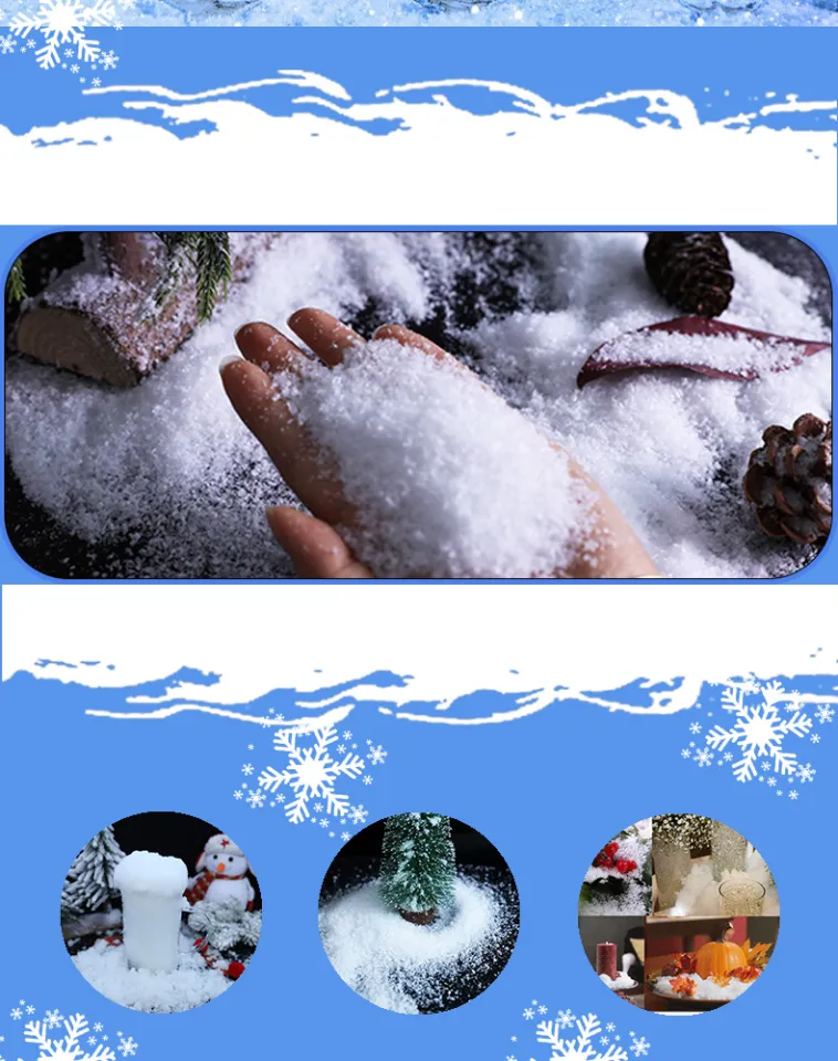 Simulation Artificial Snow Powder/Dry Snow For Making Christmas