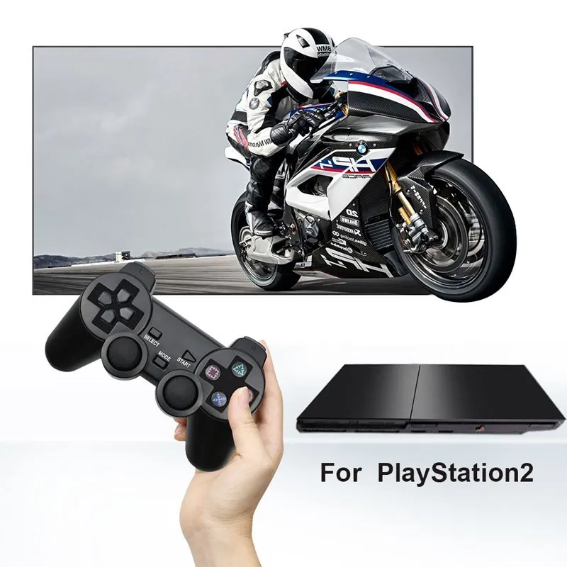 Wireless Controller For PS2/PS1 Gamepad Dual Vibration Shock For Sony  Playstation 2 Joypad Joystick Controle USB PC Game Console
