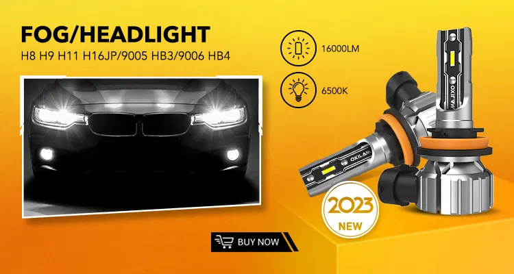 OXILAM 2Pcs H7 LED 360 Head Light For BMW E46 E90 E60 F30 E84 320i