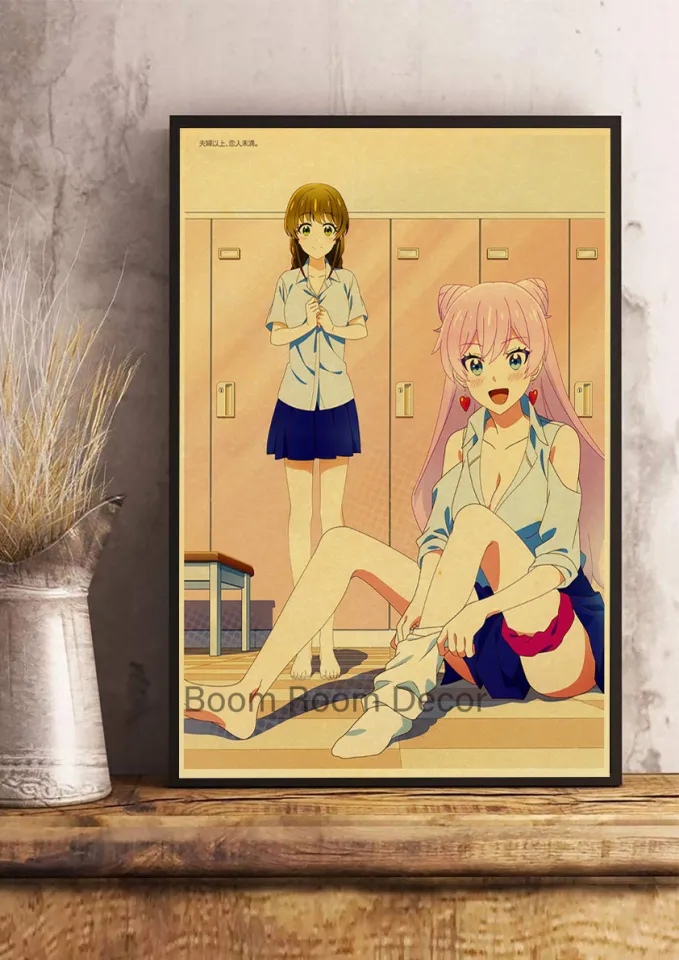 Trendy Anime Future Diaries Posters Mirai Nikki Poster Retro Kraft Paper  Vintage Room Home Bar Cafe