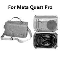 【 Shishi14】กระเป๋าเก็บของเปลือกแข็งสำหรับ Meta Quest Pro สายรัดศีรษะกล่องพกพาเคสพกพาอุปกรณ์ VR กระเป๋าถือ