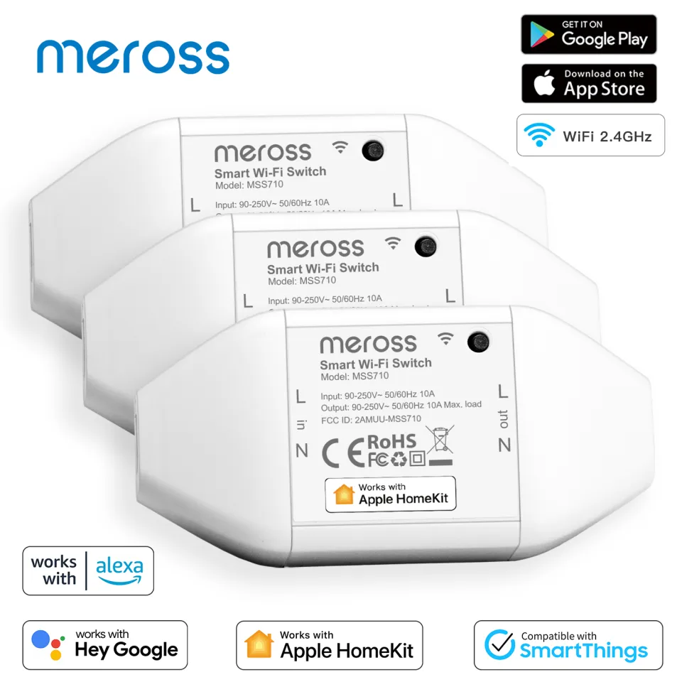 Meross HomeKit WiFi Roller Shutter Switch Smart Curtain Blind