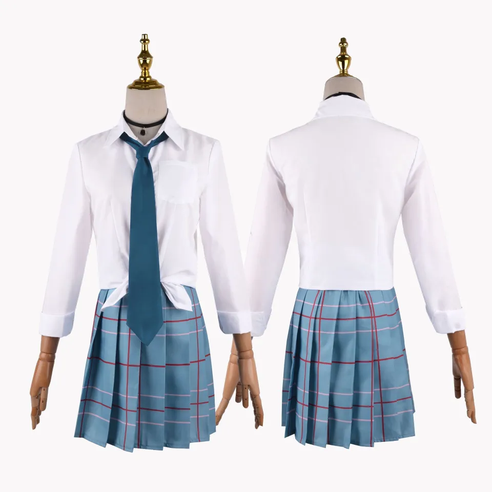  Beowyro Anime My Dress-Up Darling Cosplay Costume School  Uniform Marin Kitagawa Dress Shirt Skirts JK Outfits for Girls (Large,  School Uniform) : Clothing, Shoes & Jewelry
