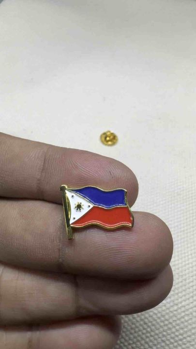 PHILIPPINE FLAG COLLAR PIN | PINOY PRIDE | Lazada PH