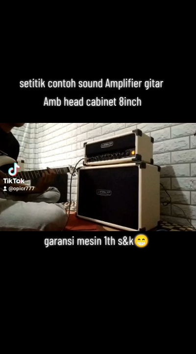 Ampli gitar head cabinet 8inch spek lengkap suara mantap | Lazada Indonesia