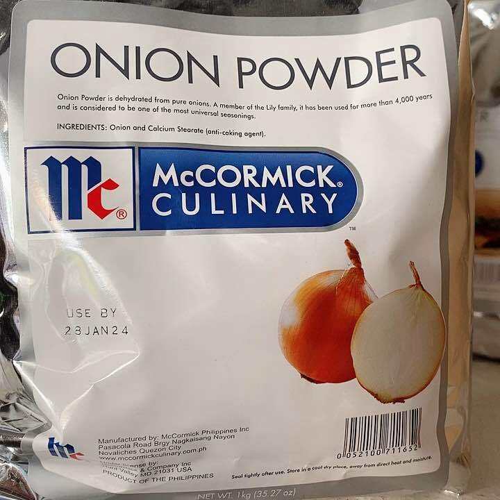 McCormick Onion Powder 1kg [on Hand ] Lazada PH