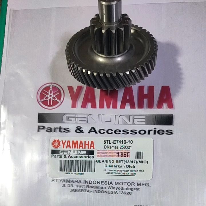 yamaha genuine gearing set (13/47)for MiO sporty/soul/amore Lazada PH
