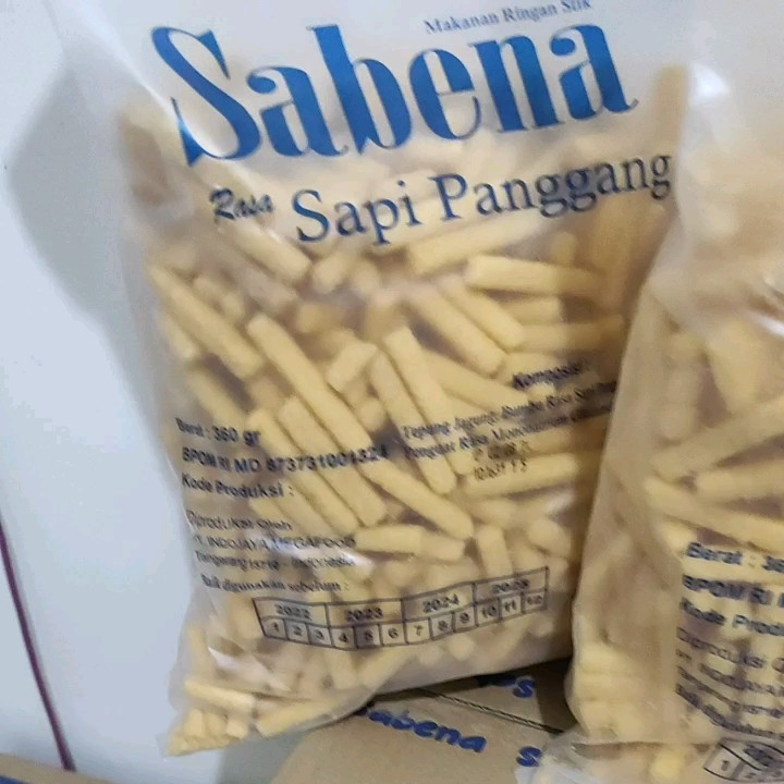 Sabena stick/sabena jumbo 360g rasa jagung keju balado sapi panggang ...