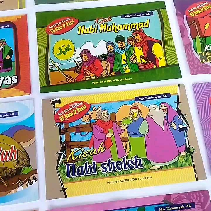 Buku Kisah Teladan 25 Nabi Dan Rasul Buku Cerita Anak Bergambar ...