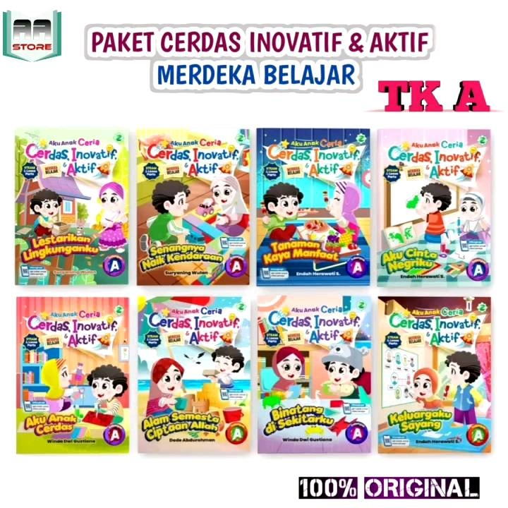 Buku Aktivitas TK/PAUD Kurikulum Merdeka Belajar - Paket Cerdas ...