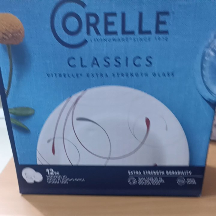 Corelle Classic Splendor Coupe 12pc Dinner Set Lazada PH