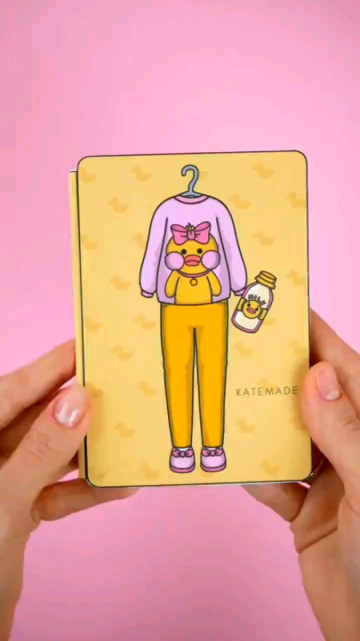 Cute Duck Outfit Paper Doll DressUp Activity | Lazada