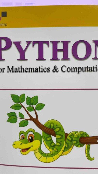9789740342595 c322 PYTHON FOR MATHEMATICS AND COMPUTATIONS | Lazada.co.th