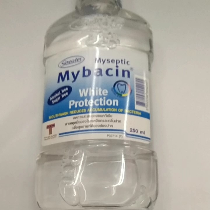 mybacin น้ำยาบ้วนปากลดการสะสมแบคทีเรีย250ml | Lazada.co.th