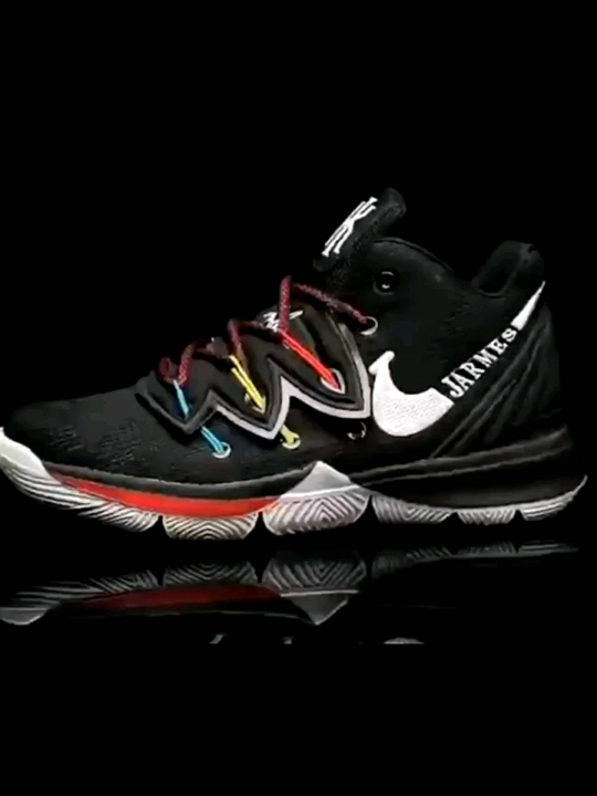 JARMES KYRIE SHOES FOR MEN BLACK AND GOLD BASKETBALL SHOES FOR MEN