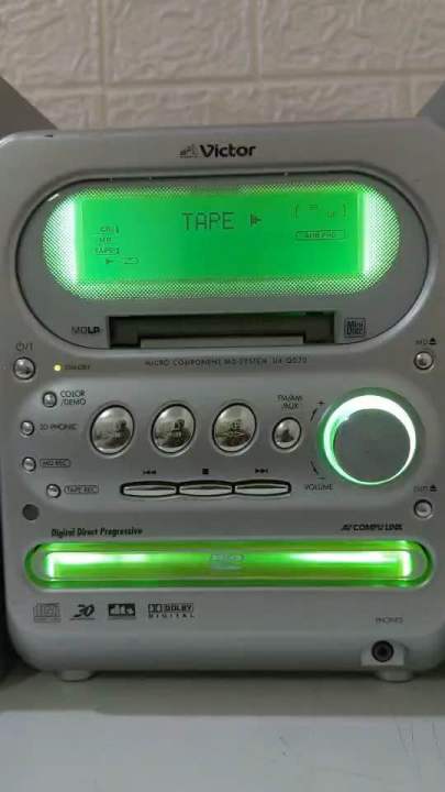 Victor UX-QD70-S DVD MD DECK RECEIVER 【上品】 - ラジオ・コンポ