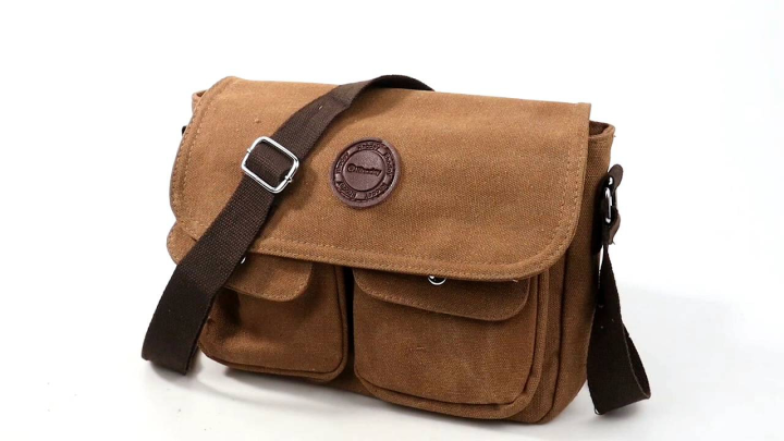 Rhodey Tas Selempang Messenger Crossbody Bag Pria dengan Dompet - 15036 -  Coffee 