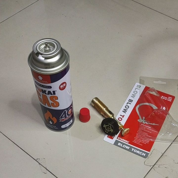 PAKET GAS TORCH PORTEBLE GAS TORCH BLANDER LAS SET + GAS KEPALA