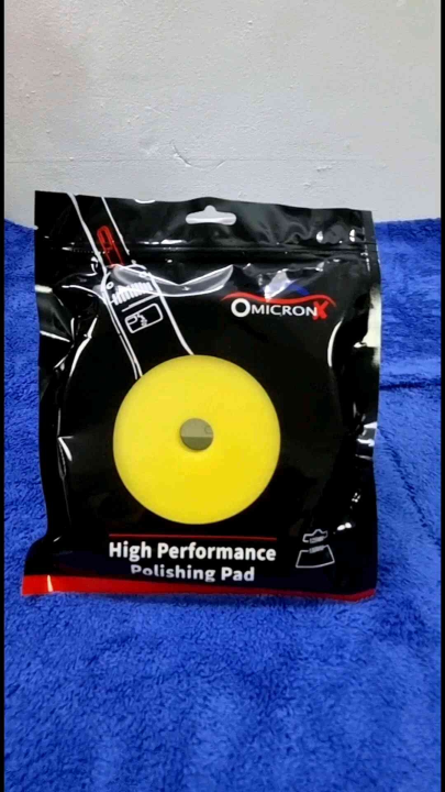 OmicronX 5 inches YELLOW Detailing Foam Pad Medium Cutting Foam Pad ...