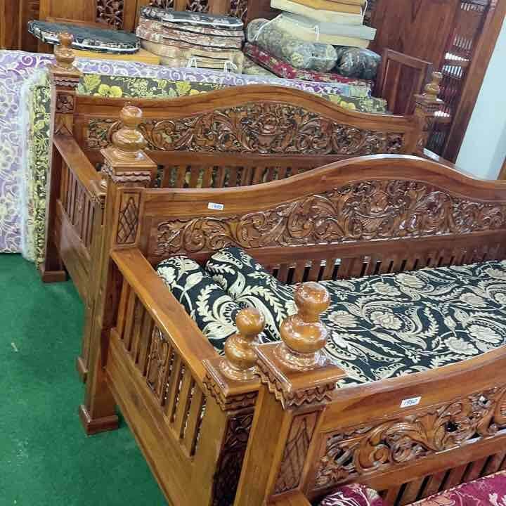Daybed Kayu Jati SoFa Bed Jati Teak Wood Daybed Lazada