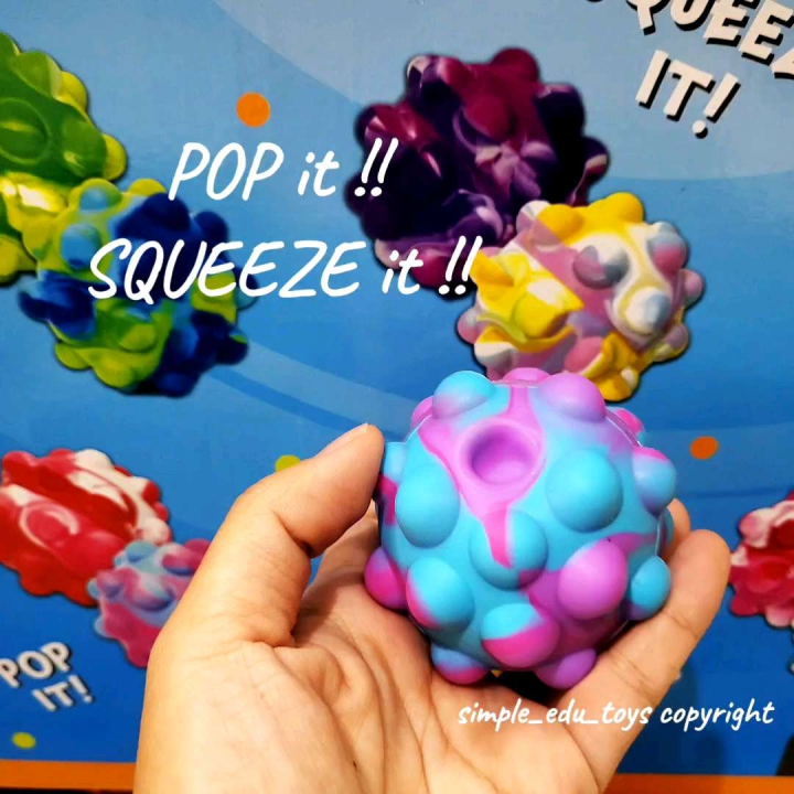 Fidget Balls Pop It Squeeze It Fidget Ball Sensory Kids Destress Toy