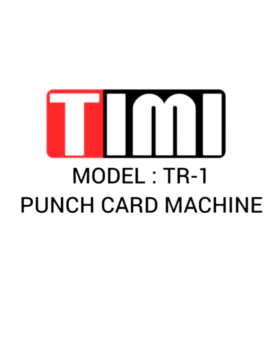 TIMI TR1A PUNCH CARD MACHINE TIME RECORDER MACHINE MESIN PUNCH CARD Lazada