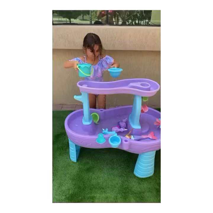 โต๊ะเล่นน้ำ ยูนิคอร์น พร้อมน้ำตก Step 2 Rain Showers & Unicorns Water