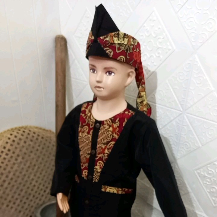 setelan baju pangsi tradisional adat jawa barat seragam sd rebonyunda