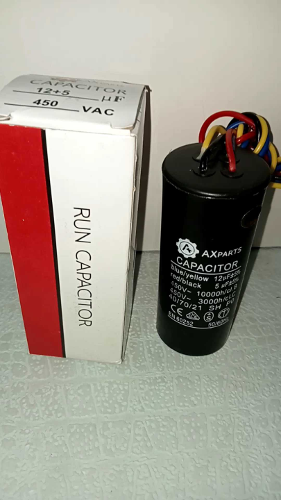 Cbb60 10UF 12UF 450V AC Motor Run Capacitor For Water Pump Motor Washing Machine - Washing