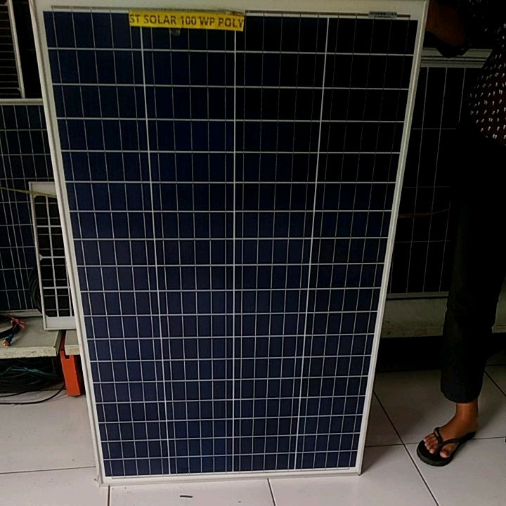 Panel Surya Solar Cell St Solar 100wp Poly Lazada Indonesia 6767