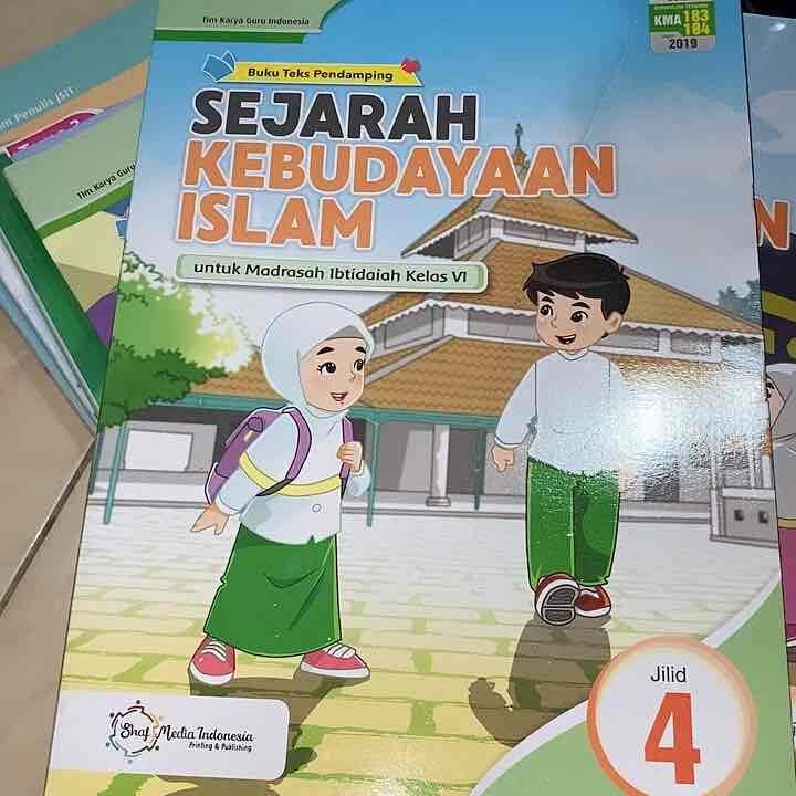 Buku SEJARAH KEBUDAYAAN ISLAM Kelas 1 2 3 4 5 6 MI KMA 183/184 Pustaka ...