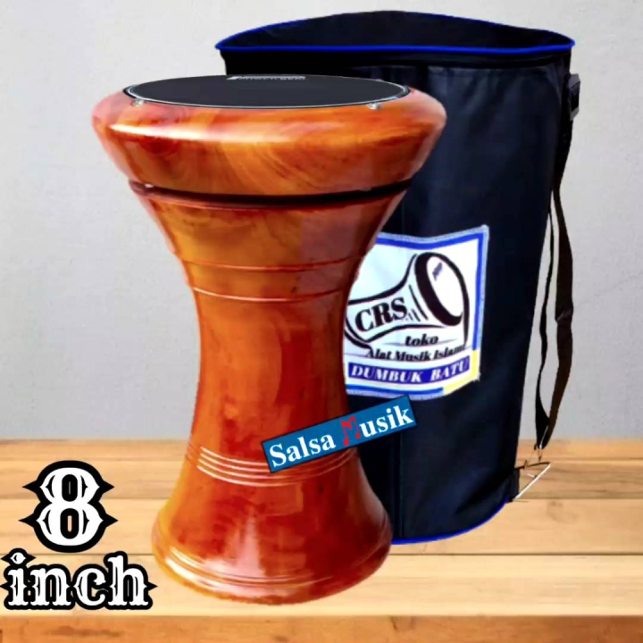 Dumbuk Atau Darbuka Kayu 8.inc Natural Power Beat Hitam Lazada Indonesia