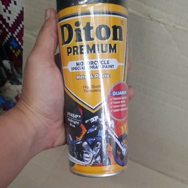 Pilok Pilox Pylox Cat Semprot Diton Premium Midnight Blue Biru Tua