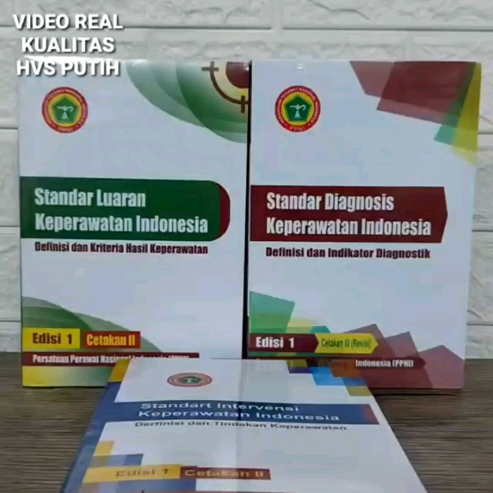 PAKET 3 BUKU ASKEP SDKI SIKI SLKI EDISI CETAKAN KERTAS PUTIH PAKET 3 ...