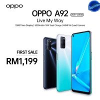 Oppo A92(แรม6/128Gb)แบตอึด 5000mAhเครื่องใหม่เคลียสต็อกศูนย์