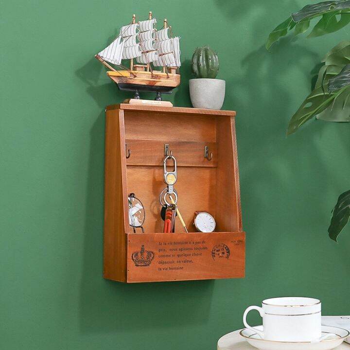 Vintage style wood holder organizer Lazada