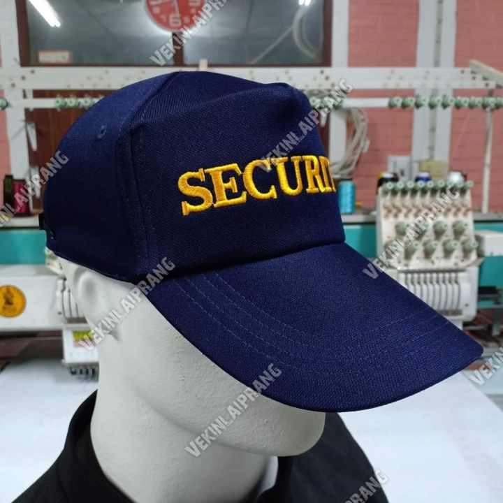หมวกแก๊ปสีกรม-security-รักษาความปลอดภัย