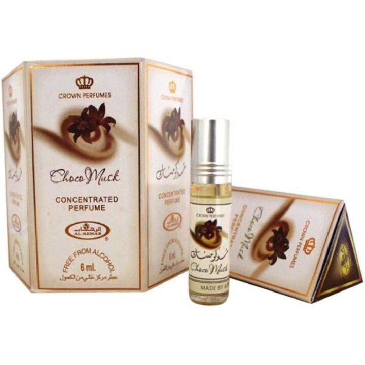 น้ำหอม-choco-musk-by-al-rehab-attar-roll-on-6ml-น้ำหอม-คุณภาพ-น้ําหอมลูกกลิ้ง