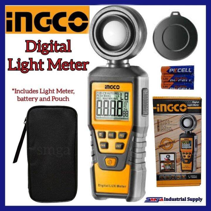 Ingco Digital Light Meter HETLU01 *AUTHENTIC* Lazada PH