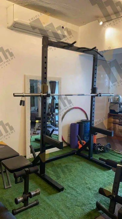 Half Rack with Multi-Grip Pull-up Bar | Lazada PH