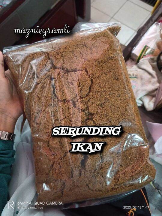 Serunding Ikan Kg Laut 1kg Lazada