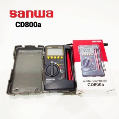 มิเตอร์วัดไฟDigitai Mutimiters มัลติมิเตอร์ดิจิตอล Sanwa รุ่น CD800a ของแท้ 100% เป็นระบบออโต้