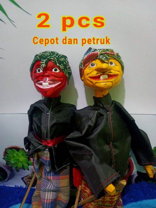 Wayang Golek Cepot Dan Petruk Isi 2 | Lazada Indonesia