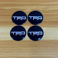 โลโก้ * TRD ( s ) โลโก้ฝาครอบล้อ โลโก้ติดดุมล้อ ขนาด : เส้นผ่าศูนย์กลาง 56 mm (ราคาต่อชุด มี 4 ชิ้น )