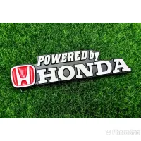 (1ชิ้น) โลโก้ HONDA ทำจากอลูมิเนียม กว้าง16.0cm สูง4.0cm