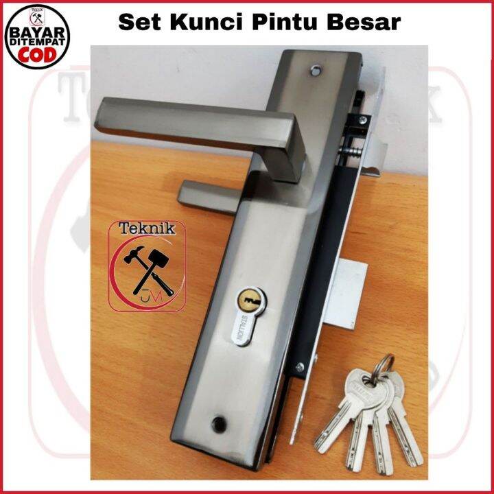 Kunci Pintu Rumah Ukuran Besar [ 25 CM ] SET LENGKAP Model Minimalis