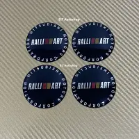 โลโก้ * RALLI ART โลโก้ฝาครอบล้อ โลโก้ติดดุมล้อ ขนาด : เส้นผ่าศูนย์กลาง 60 mm (ราคาต่อชุด มี 4 ชิ้น )