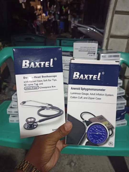 ANEROID SPHYGMOMANOMETER with stethoscope baxtel good quality Lazada PH